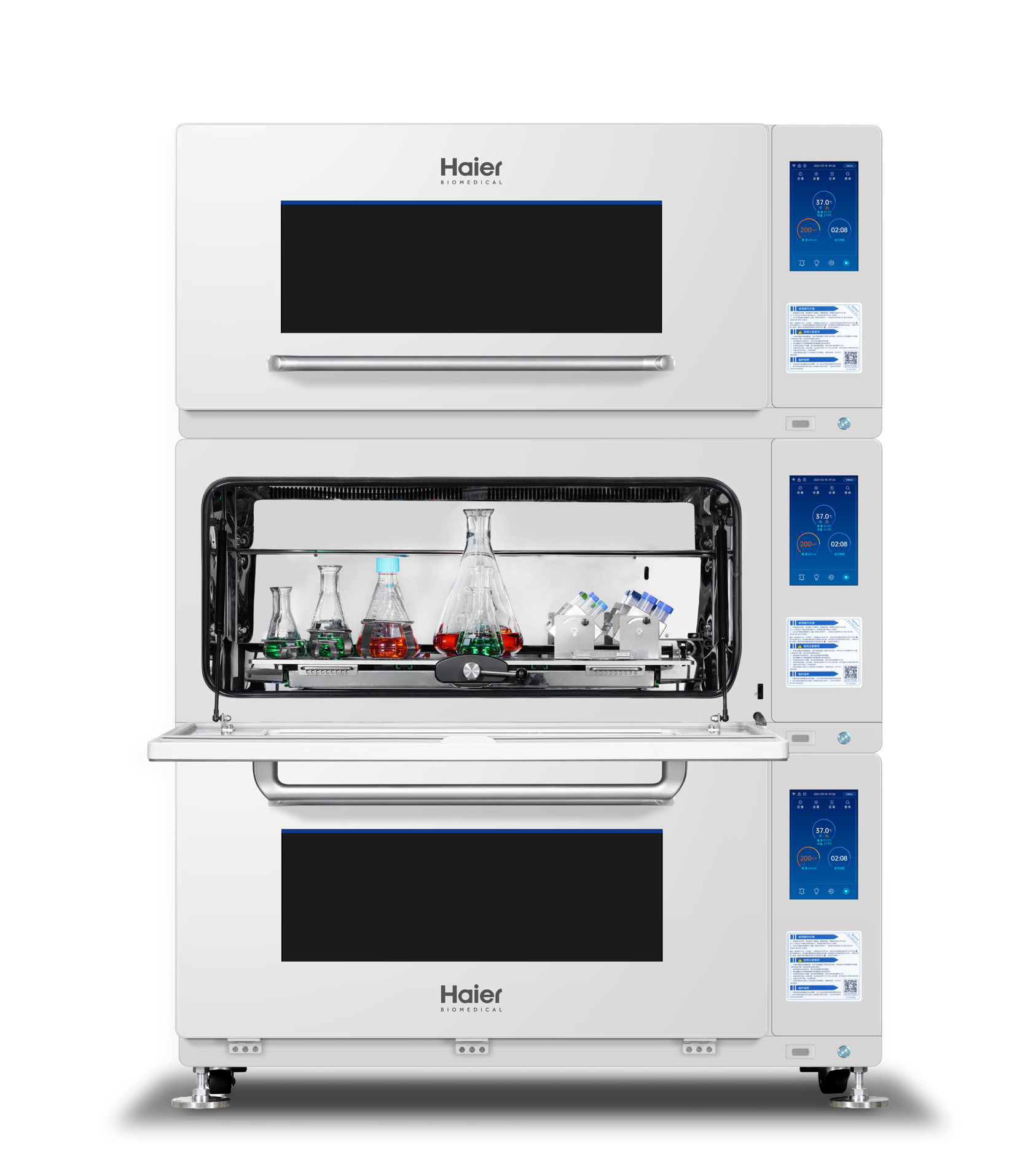 Stapelbare incubators en CO₂-incubatorshakers van Haier Biomedical